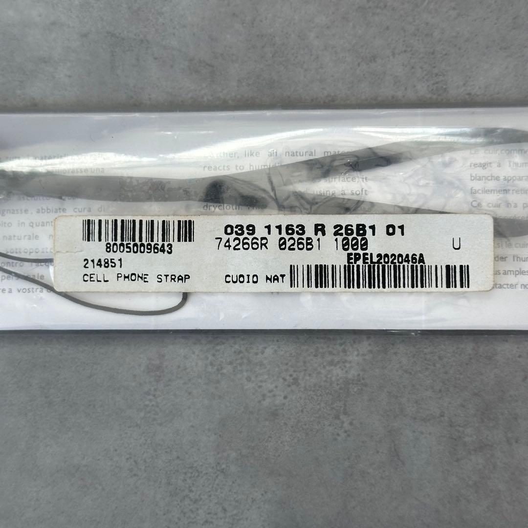 未使用✨GUCCI マーモント　携帯 スマホストラップ チャーム　レザー　黒