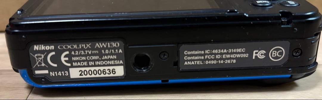 ジャンク品 　　Nikon COOLPIX AW130 迷彩