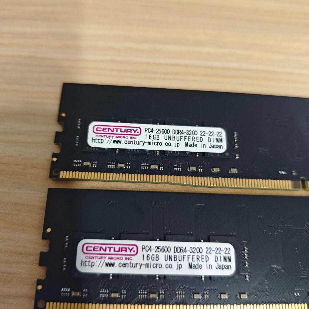 DDR4 3200 32GB PC4-25600 大容量 動作確認済み@