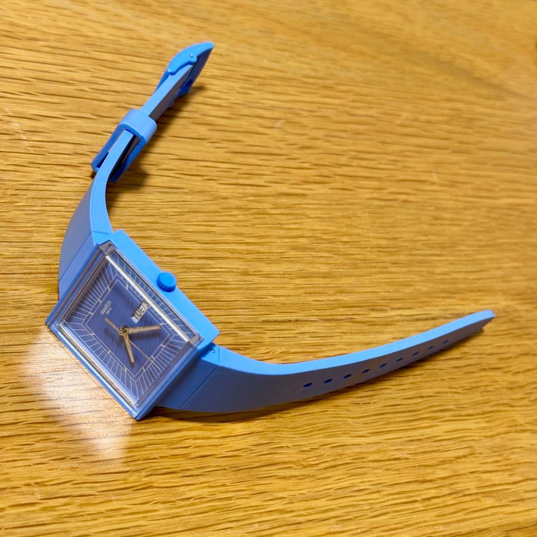 スウォッチ swatch WHAT IF…SKY? SO34S700 四角い時計