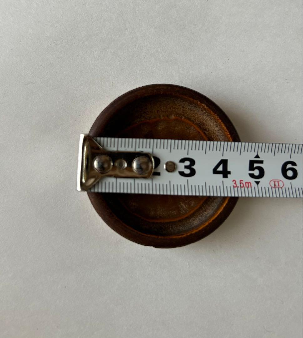 【48】【襖 引き手】  煤竹節丸引手 4個 (中古・難有)