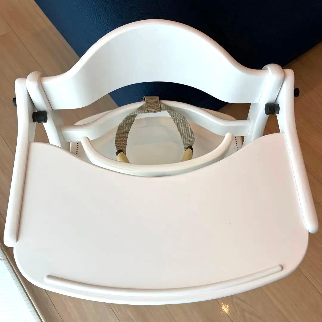 美品　大和屋　すくすくチェアプラス　テーブル、ガード、セーフティチェアベルト付