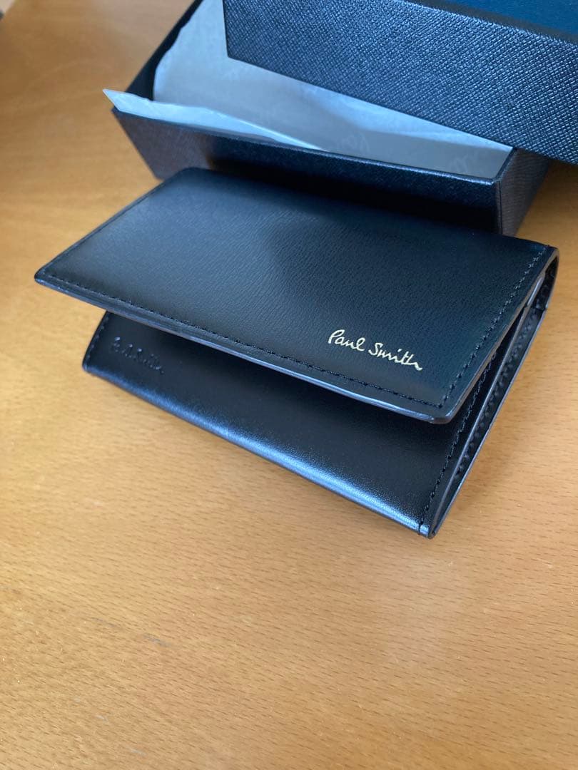Paul Smith ブラックレザー名刺入れ