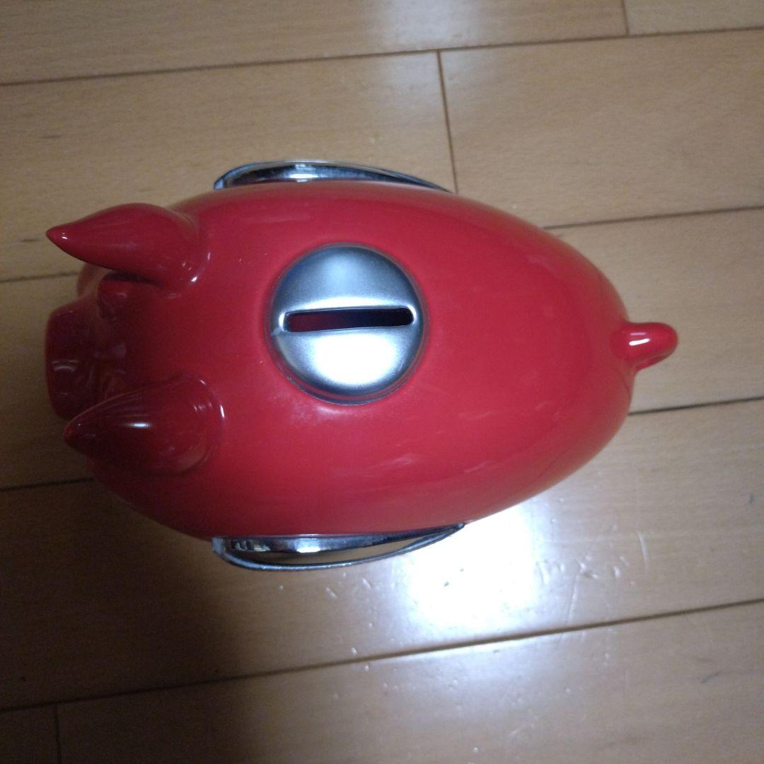 ハーレーダビッドソン　1940sタンク型　陶製貯金箱　ブタ　エンブレム