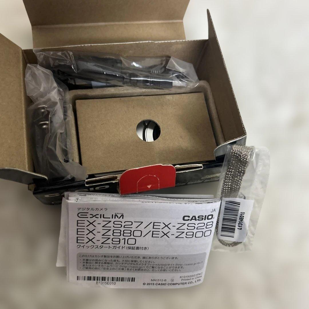 【未使用級】CASIO カシオ EXILIM EX-ZS28 付属品完備