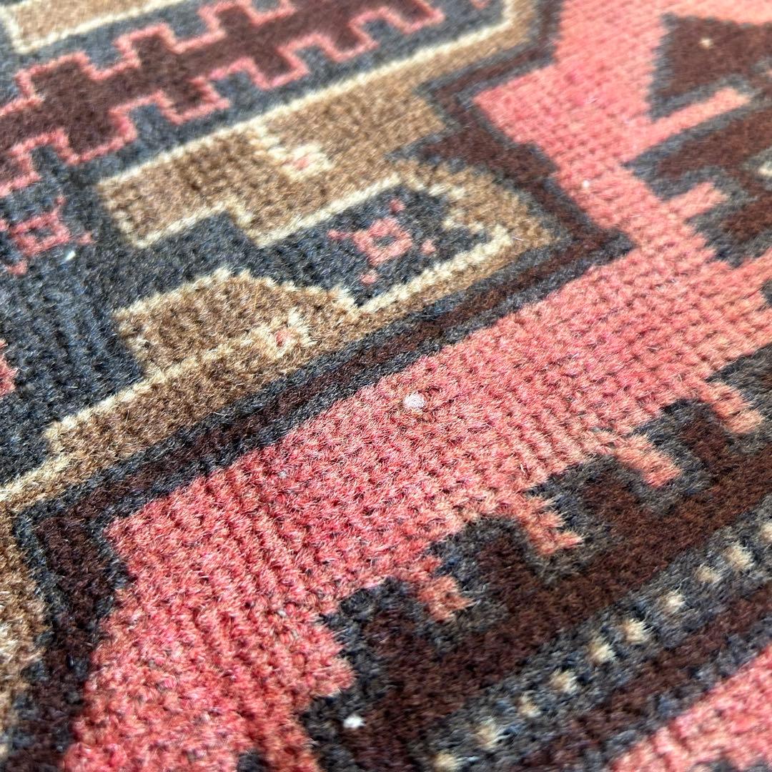 【1980's vintage】 バルーチ族作 139cm × 85cm ラグ