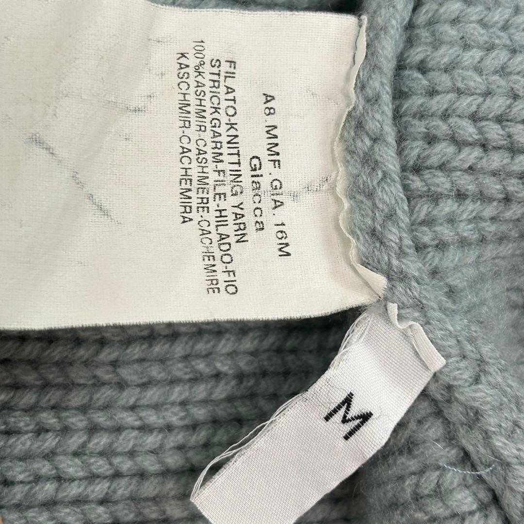 K661 美品 M マックスマーラ カシミヤ カーディガン ブルー レディース