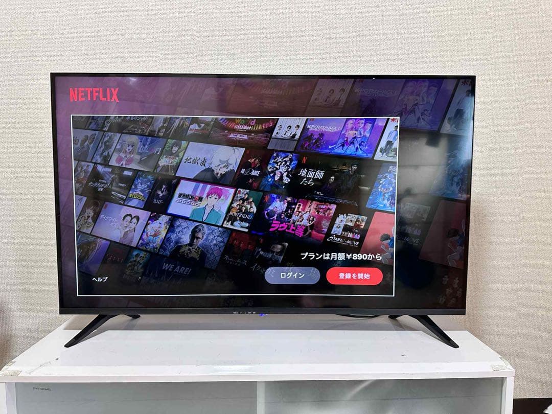 【美品‼️】43インチ チューナーレステレビ 4K 43型 TSM-4301U4K