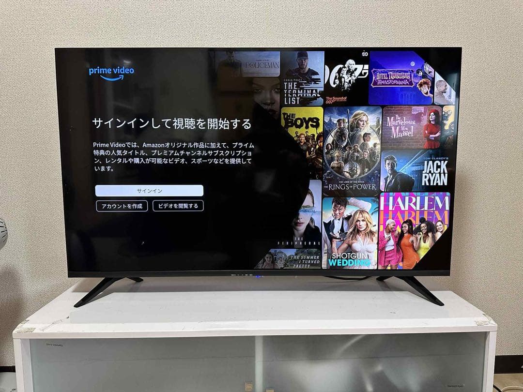 【美品‼️】43インチ チューナーレステレビ 4K 43型 TSM-4301U4K