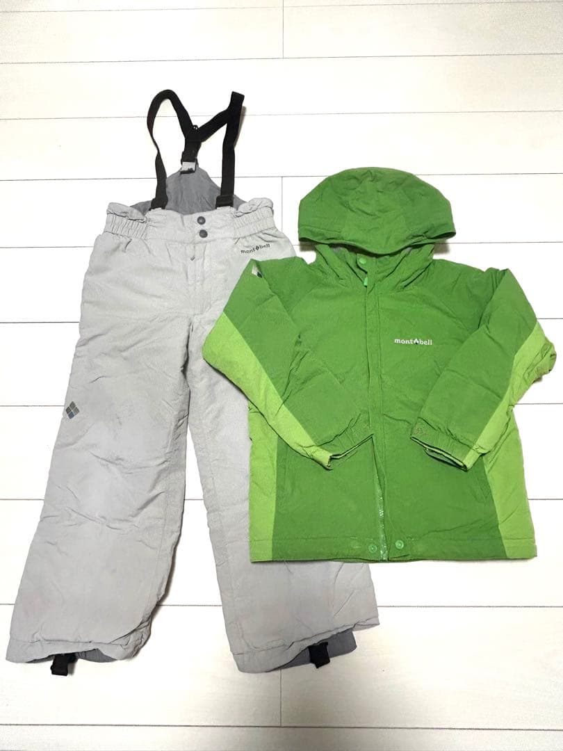 モンベル　キッズ　スキーウェア 上下セット 130