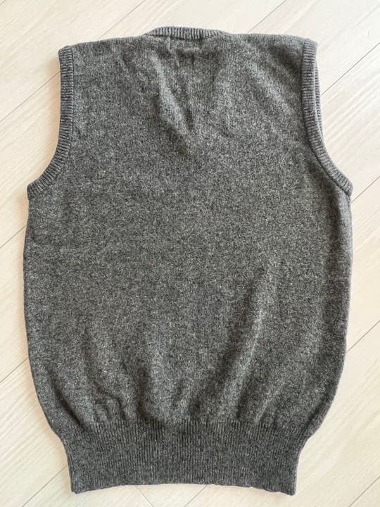 ラルフローレン　ポロ　ベスト　グレー　未使用　S ウール