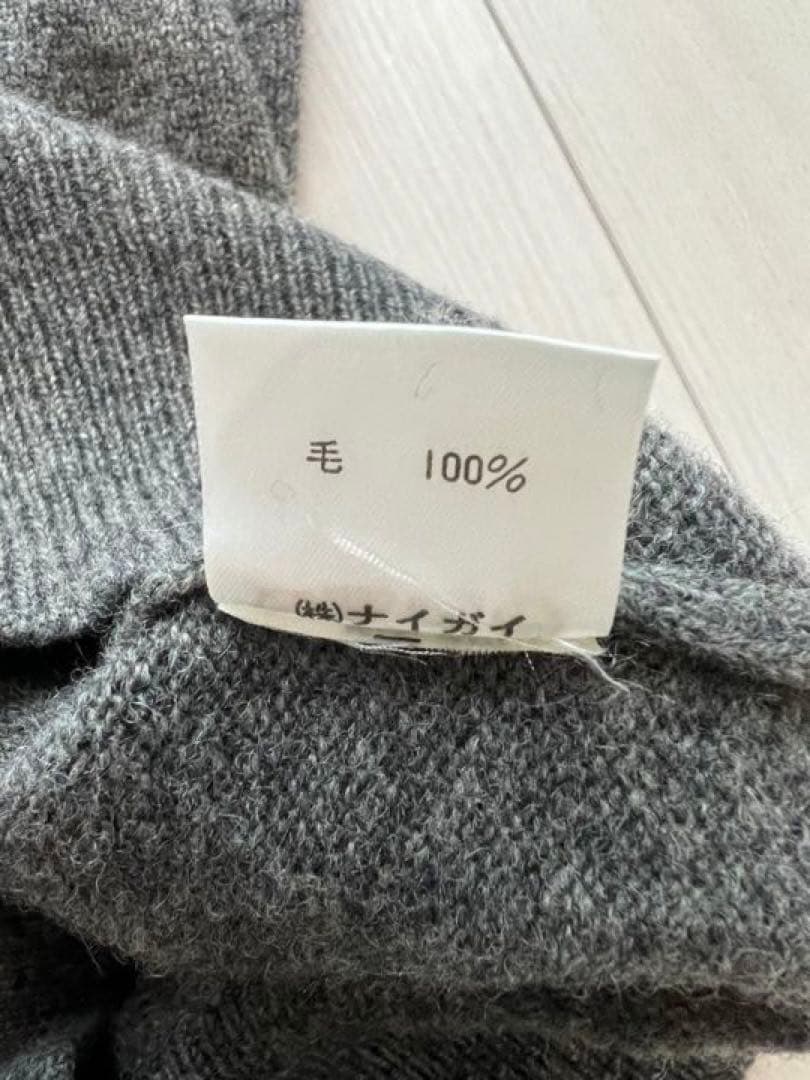 ラルフローレン　ポロ　ベスト　グレー　未使用　S ウール