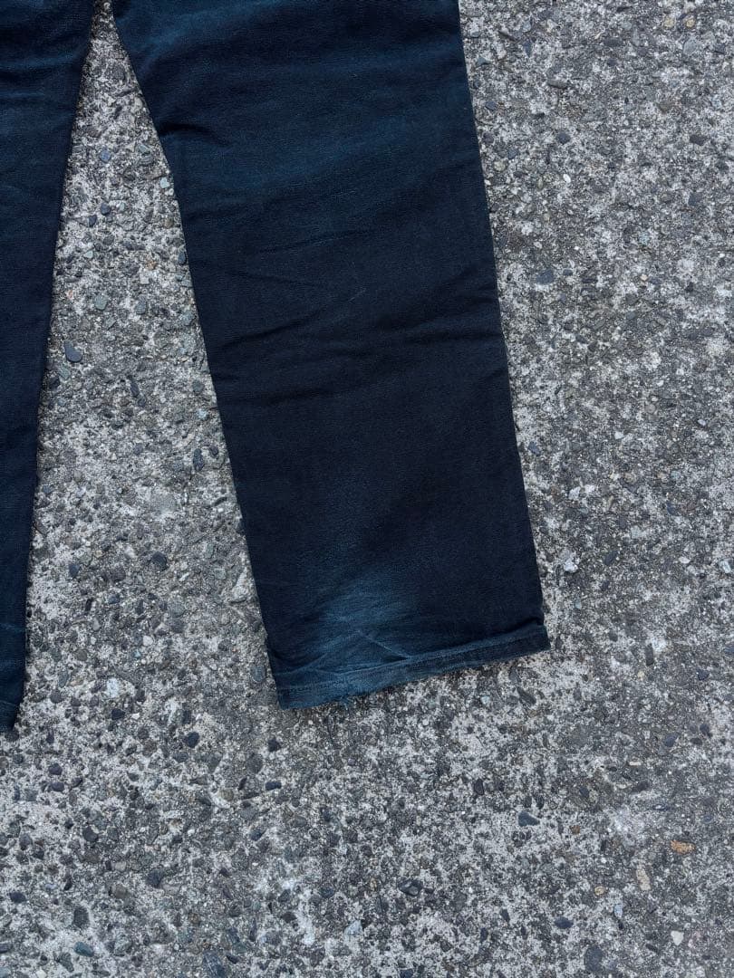 90s Carhartt ダブルニー ワークパンツ デニム ブラック
