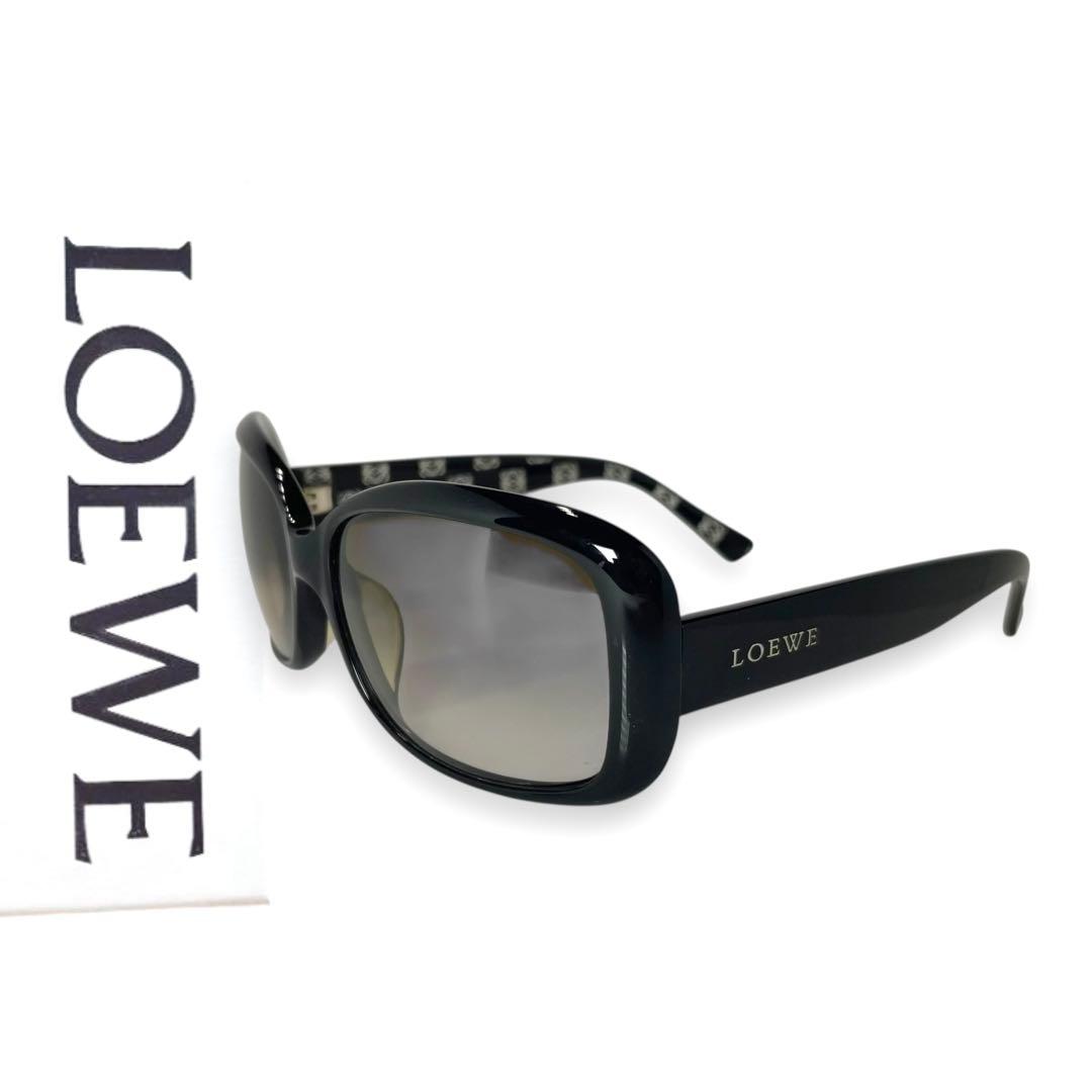 美品★LOEWE サングラス　アナグラム　ブラック