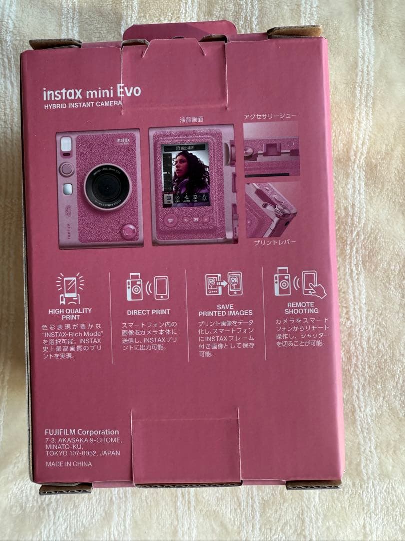 Fujifilm フジフイルム instax mini Evo PINK ピンク