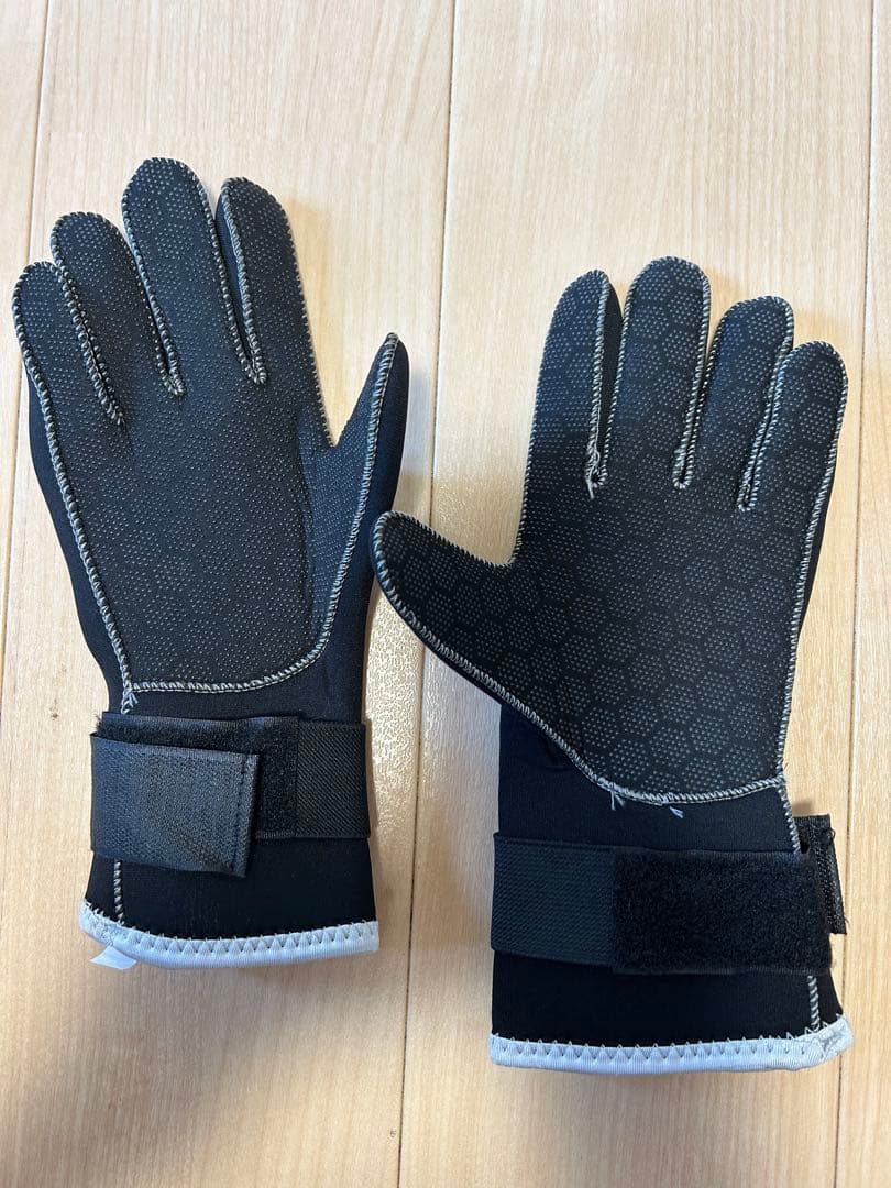 【美品】アクアラング 5.5mm ウェットスーツ メンズ XLサイズ 3点セット