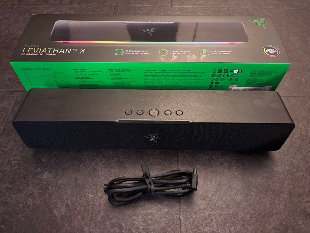 Razer レイザー Leviathan V2 X サウンドバー スピーカー