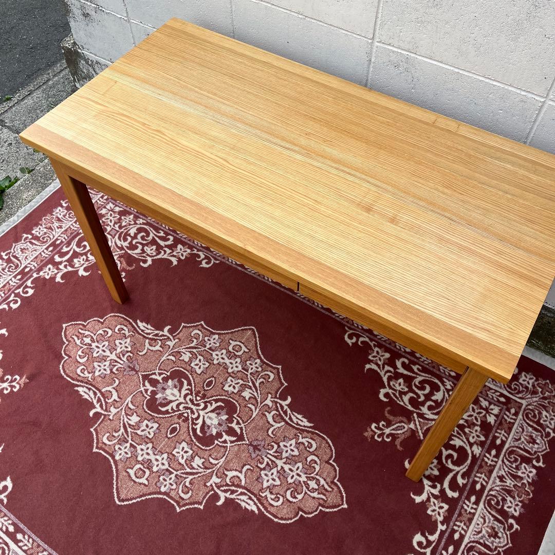 無印良品 MUJI ◾️タモ材 引き出し2杯 木製デスク 机 無垢材 木製家具