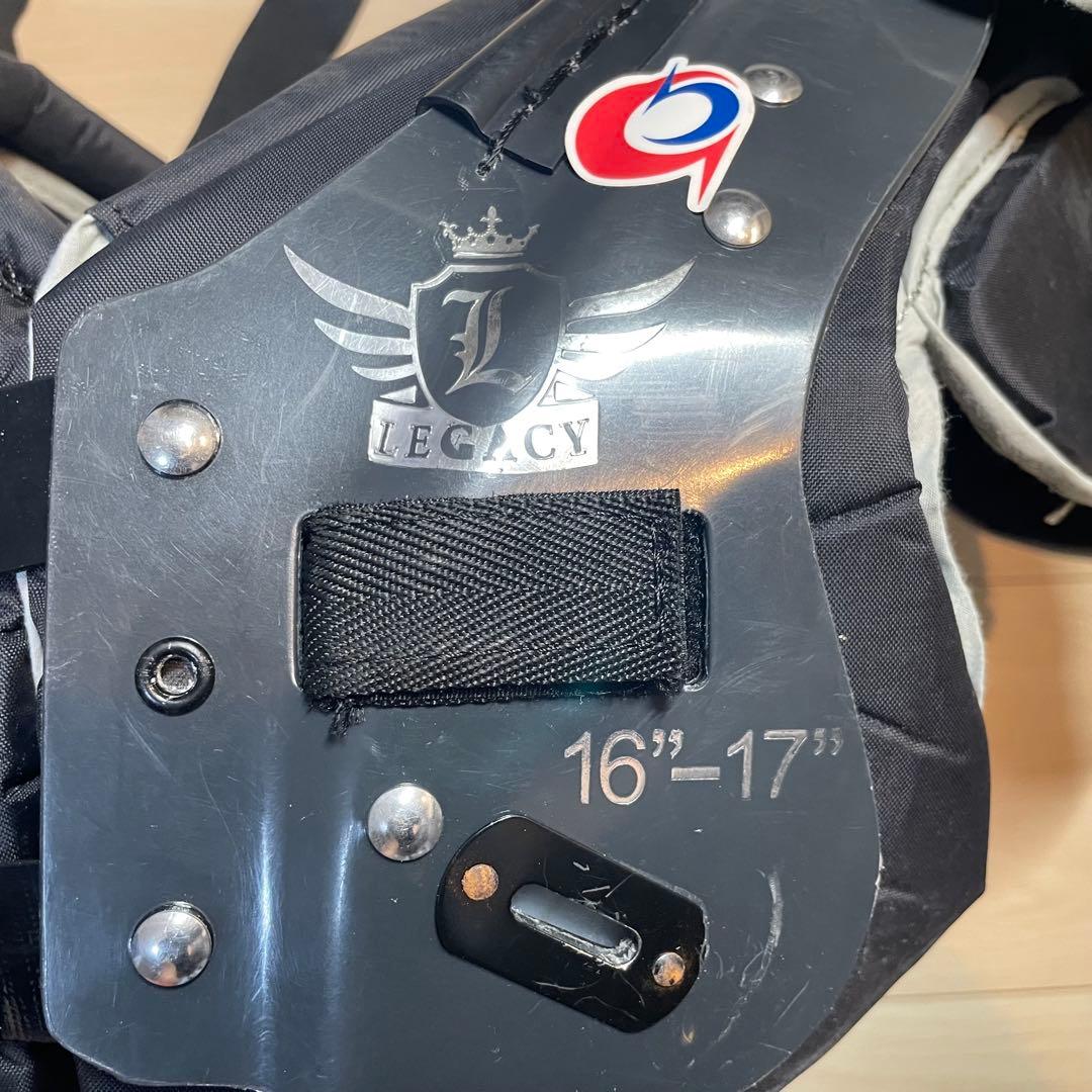 DOUGLAS JD XS ショルダーパッド 16\"-17\" ブラック