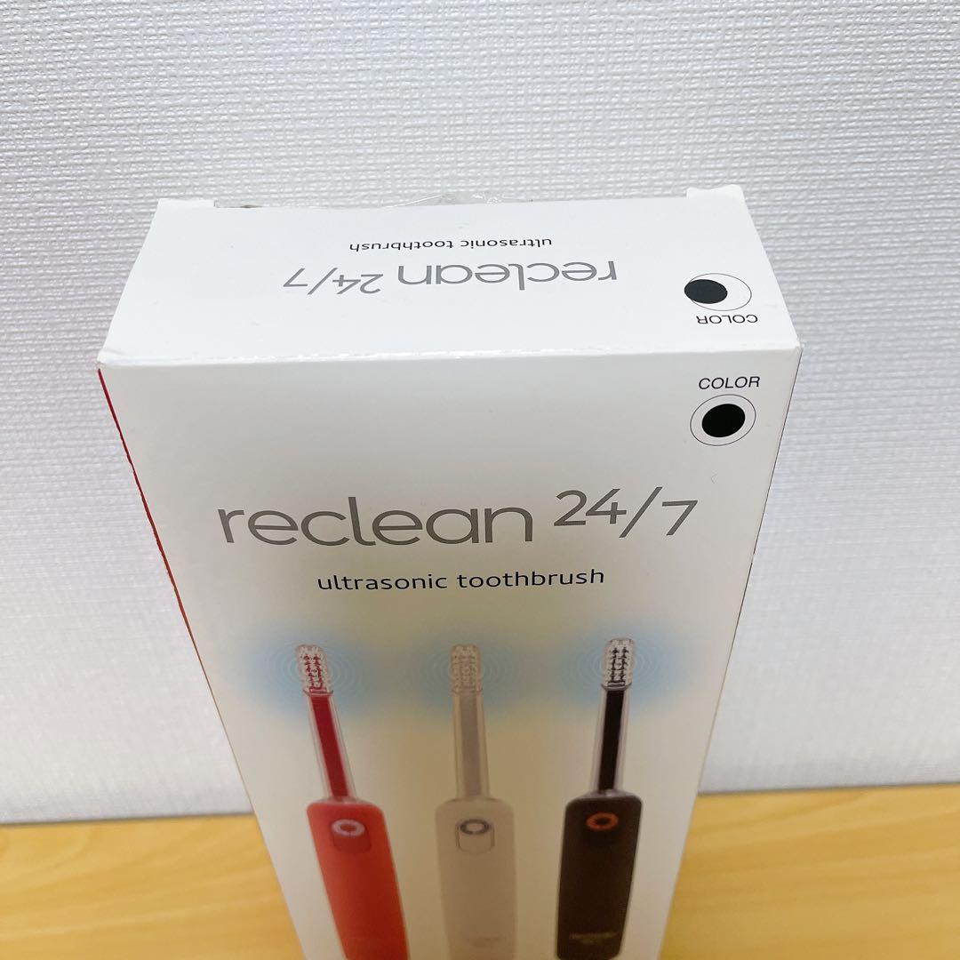 【未開封】伊藤超短波 パルス式超音波歯ブラシ reclean24/7 ブラック