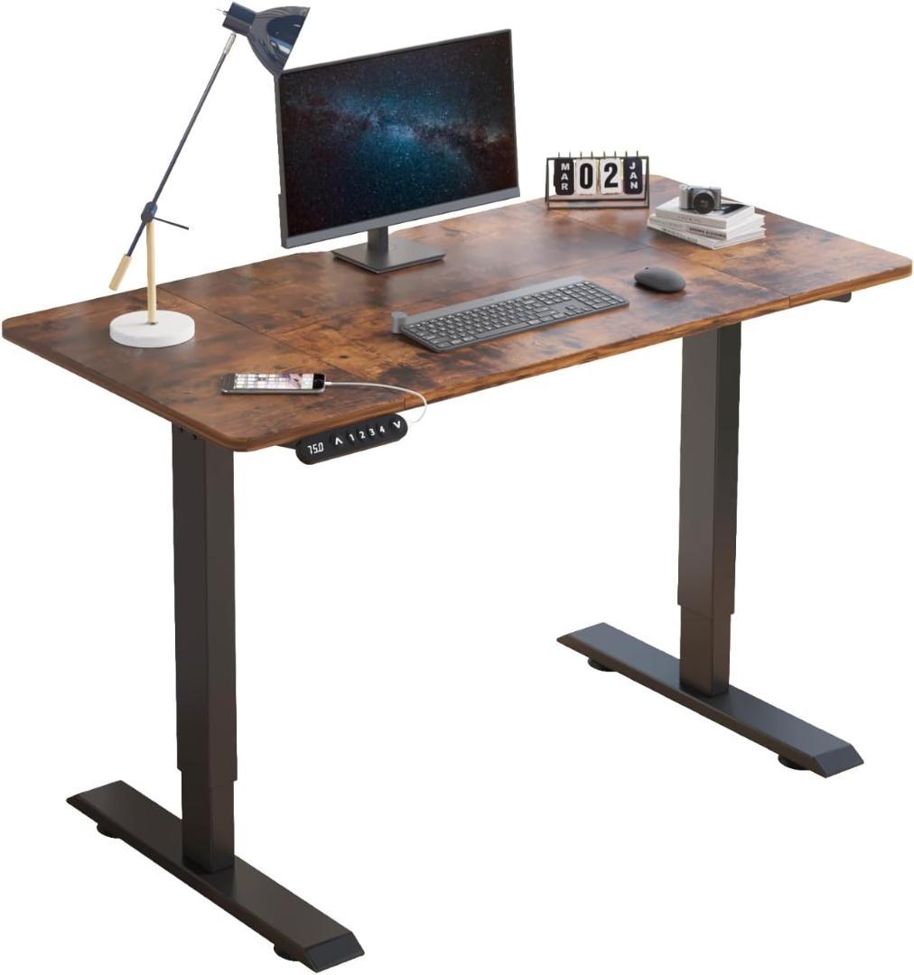 BilBil デスク 昇降式 電動昇降式机 100CM×60CM