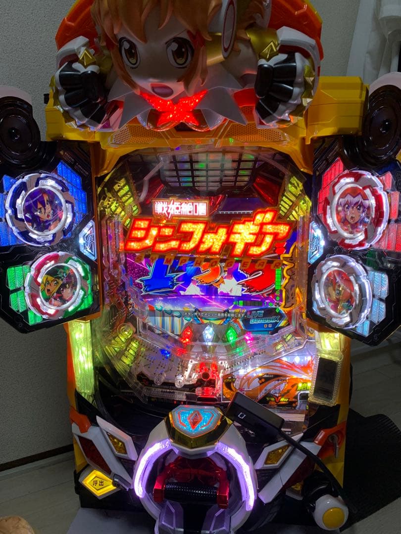 送料込 オート、役物停止加工済み PF戦姫絶唱シンフォギア2 実機