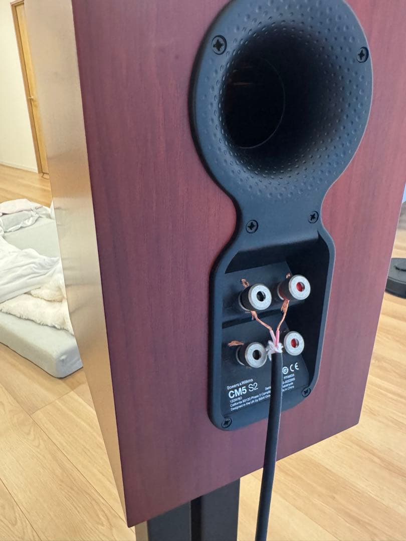 【引取り限定価格】B&W スピーカー CM5S2 ローズナットスタンドセット