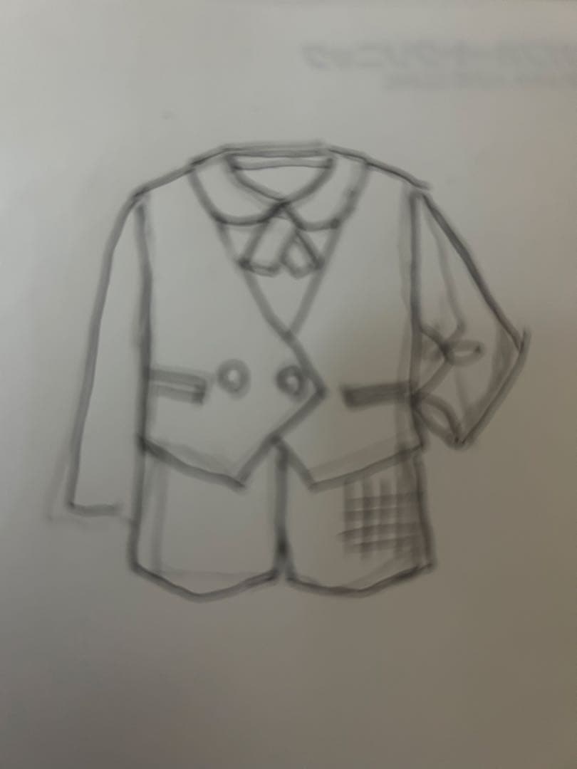 みぃーも様　ミニチュアリメイクオーダー　4点セット　（ノーカラーダブル、パンツ）