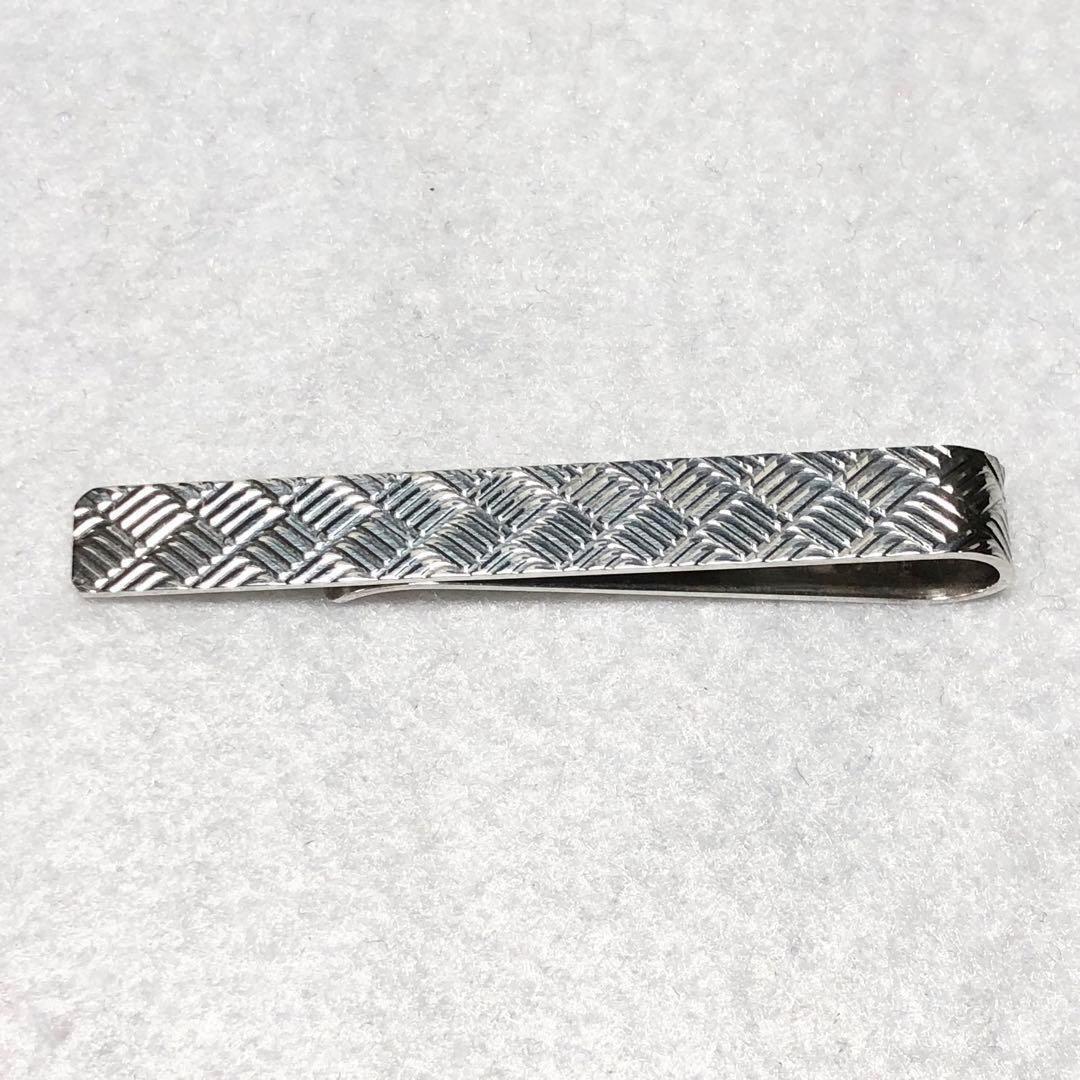 ティファニー★ネクタイピン メッシュ シルバー925 成人式 結婚式 イベント