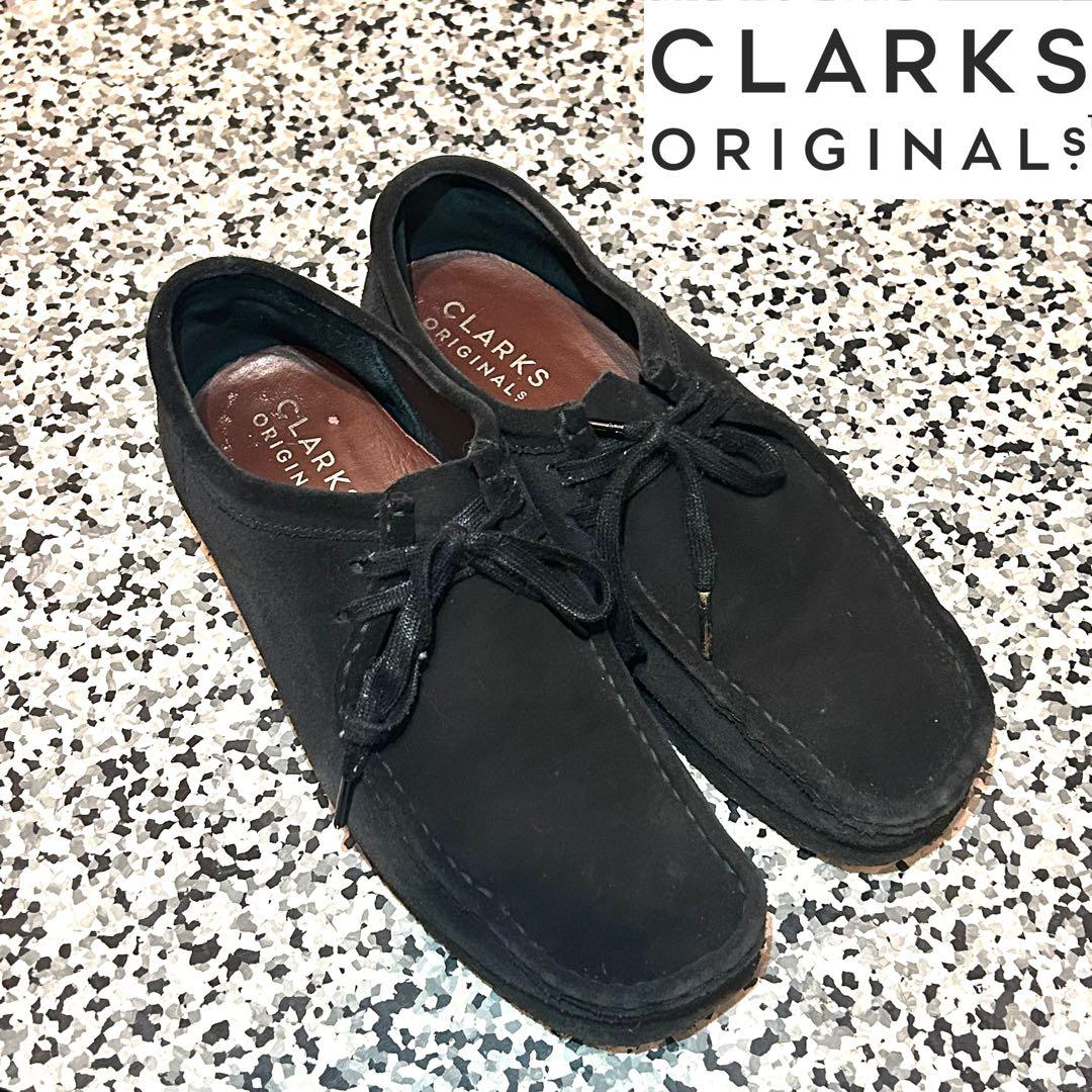 【26.5センチ⭐️】クラークスワラビーブラックスエードClarks