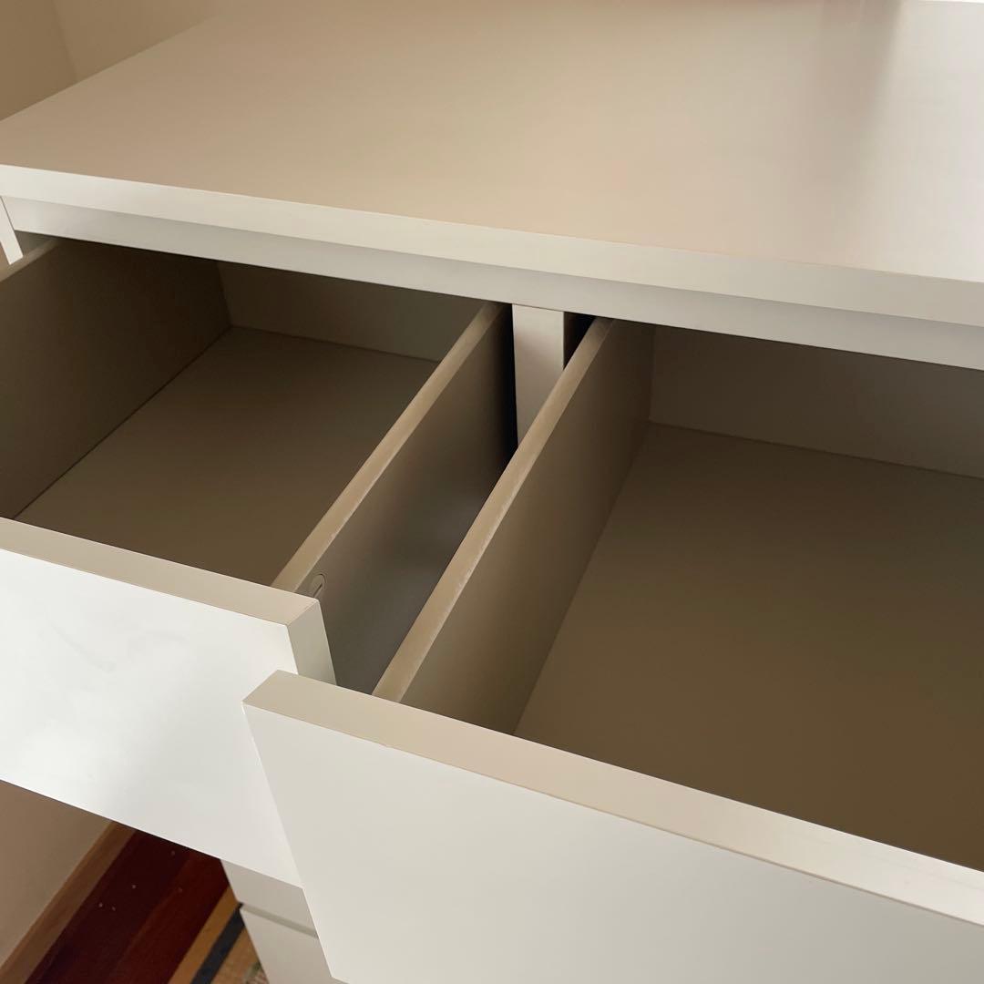 【送料込】IKEA マルム チェスト 洋タンス　5段　引き出し6つ