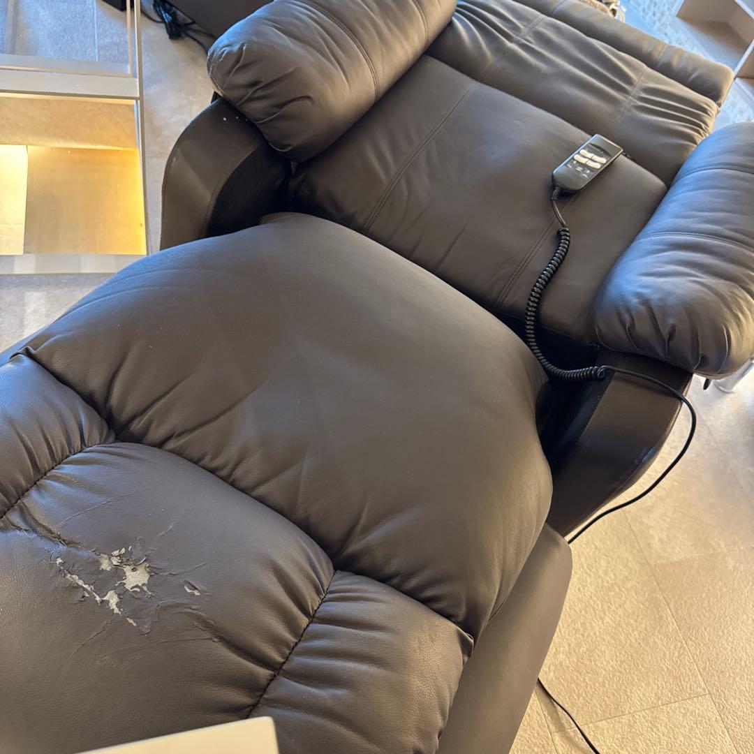 R【現地引渡し‼️】電動リクライニングチェア/シフォンジュニア/ブラウン