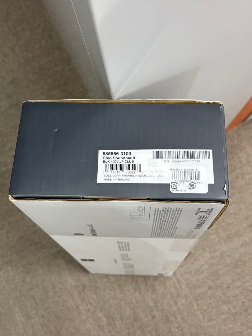 【新品未開封】BOSE SOLO SOUNDBAR 2 ボーズ　スピーカー 純正