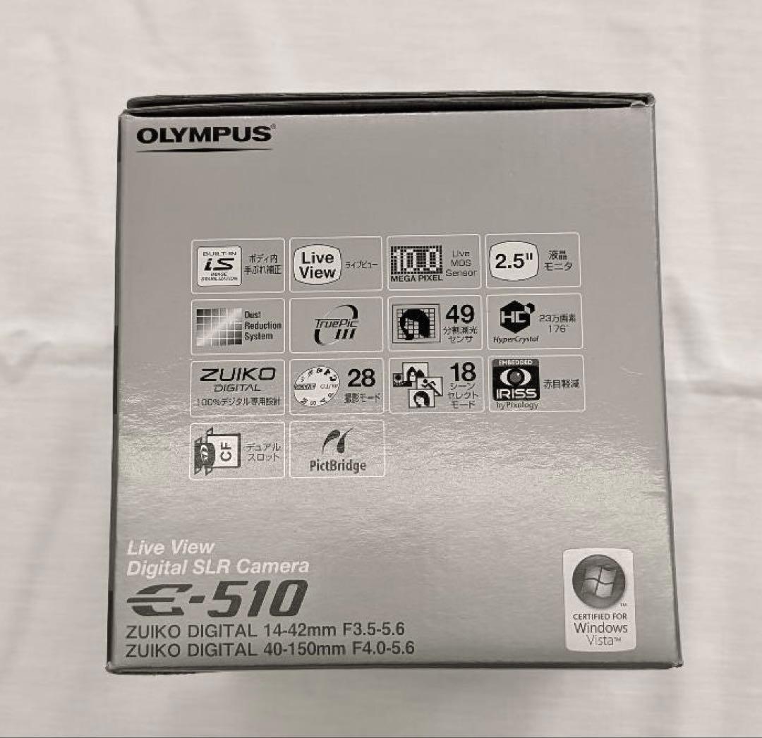 Olympus E-510 デジタル一眼レフカメラ レンズ2本付き　付属品付