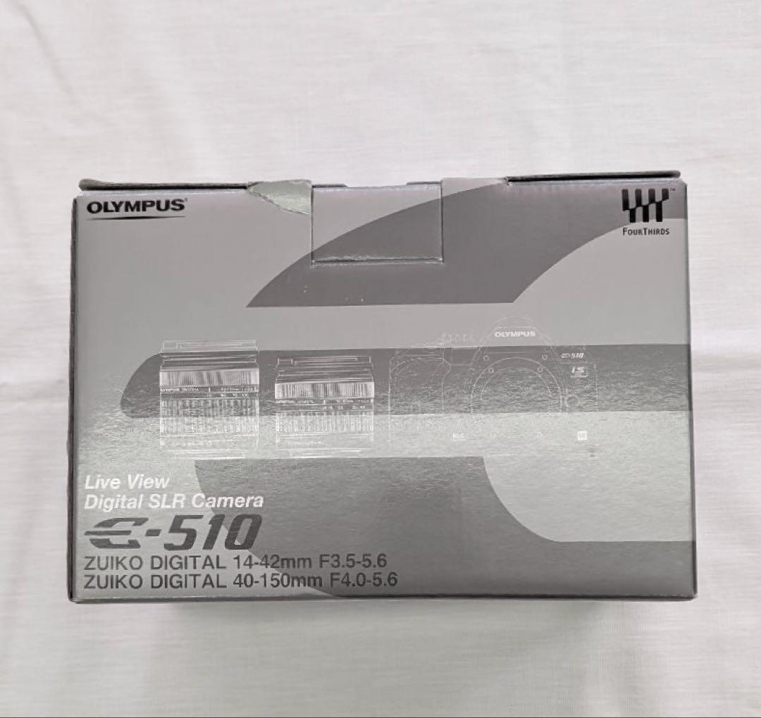 Olympus E-510 デジタル一眼レフカメラ レンズ2本付き　付属品付