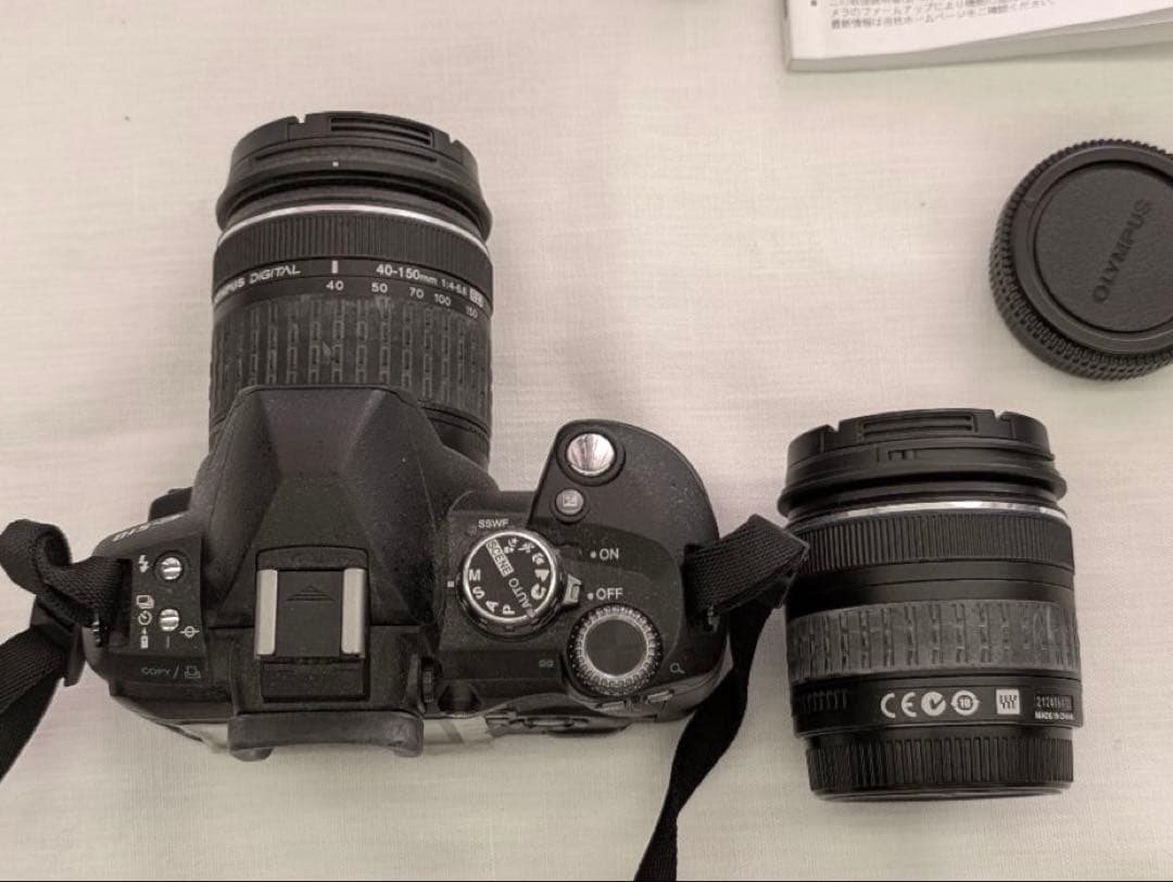 Olympus E-510 デジタル一眼レフカメラ レンズ2本付き　付属品付