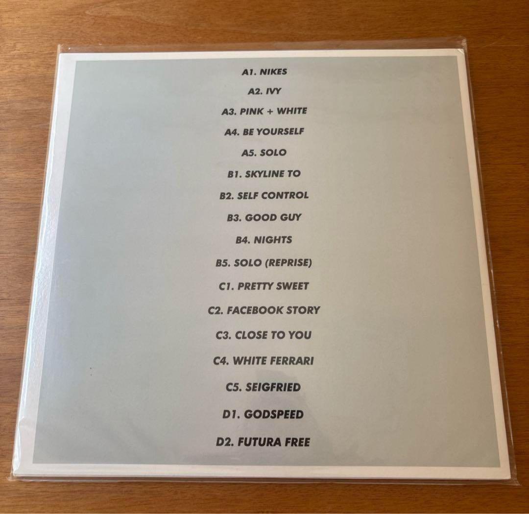 Frank Ocean blonde deluxe editionイエロー盤