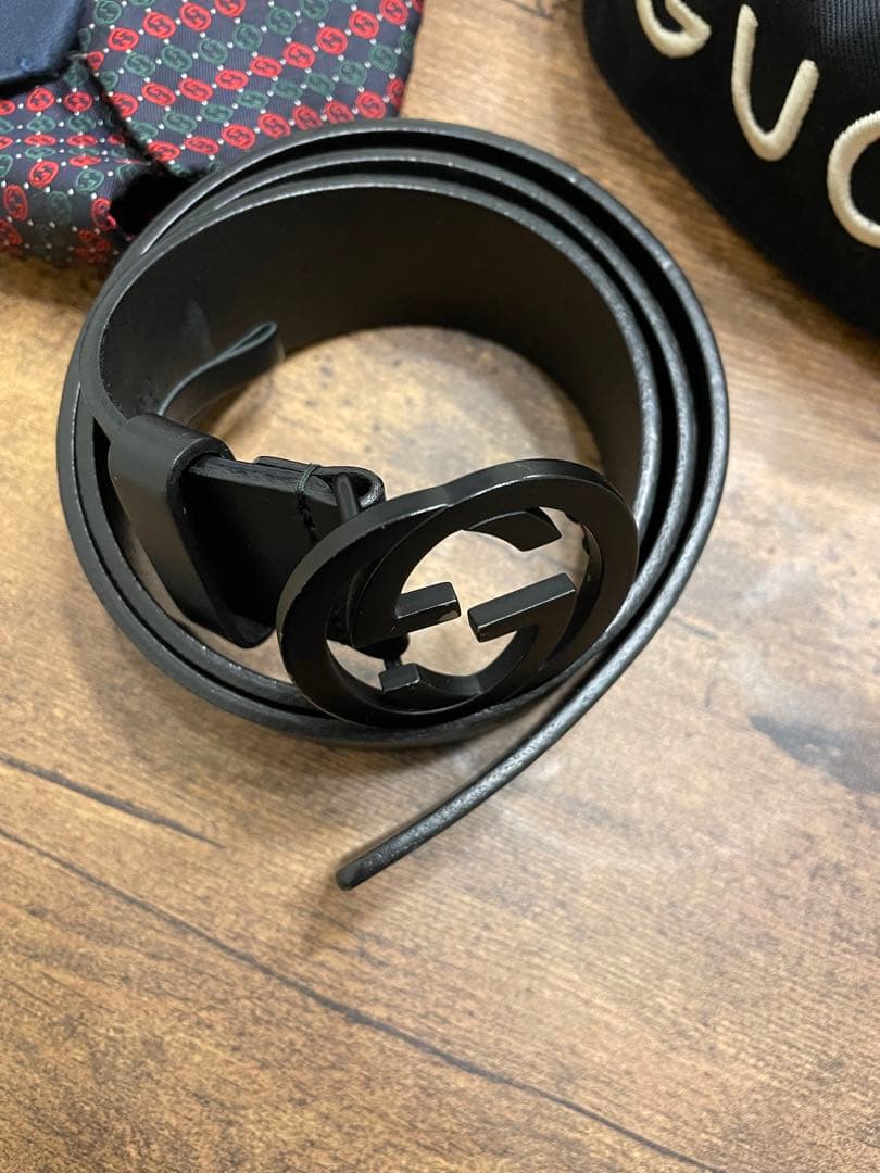 GUCCI セット 帽子 ネクタイ ベルト