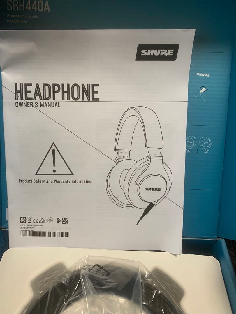 SHURE SRH440A-A ブラック ヘッドホン