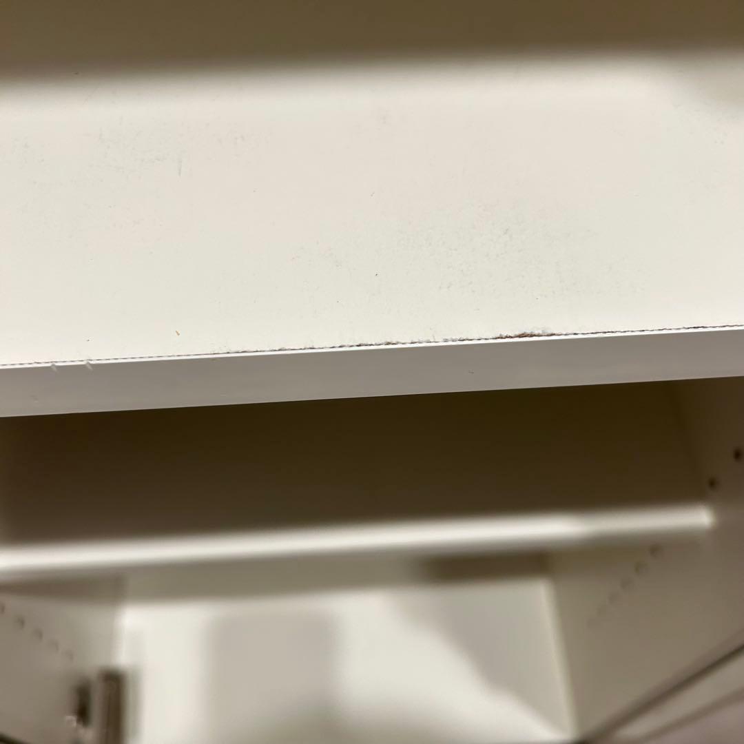 パモウナ　食器棚　160cm ホワイト