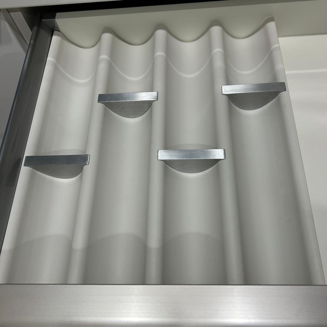 パモウナ　食器棚　160cm ホワイト