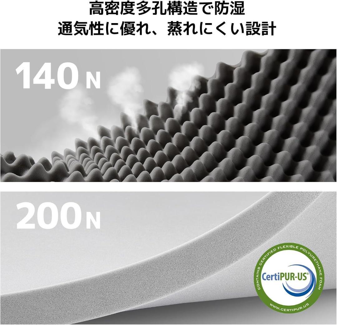 【3つの独立したマットレスに分解可能です】マットレスシングル折りたたみマットレス