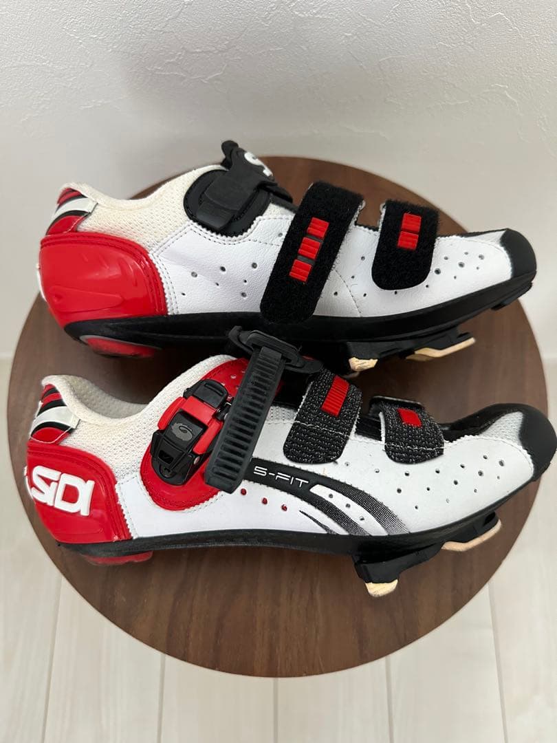 SIDI ロードシューズ ホワイト/ブラック/レッド