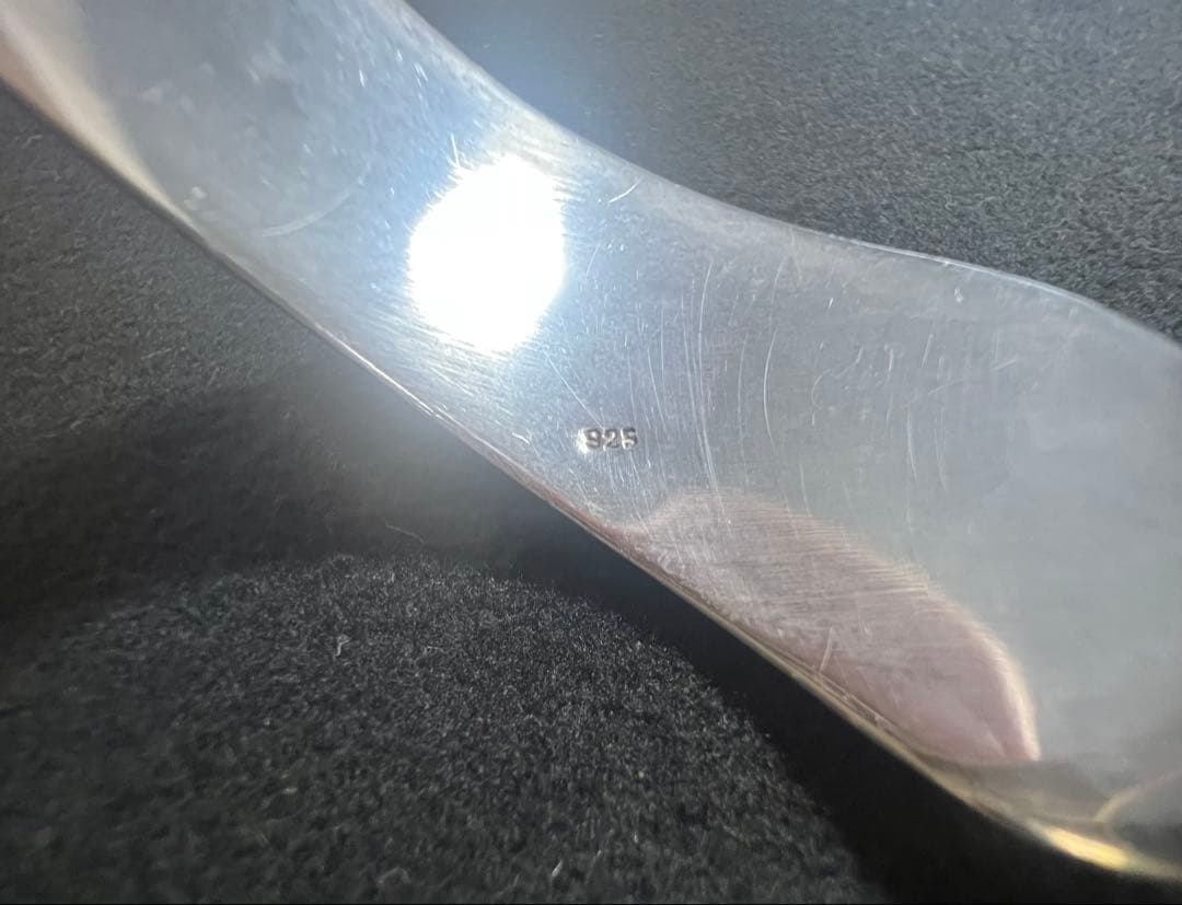 ビンテージ　シルバー925 カフバングル　アクセサリー バングル