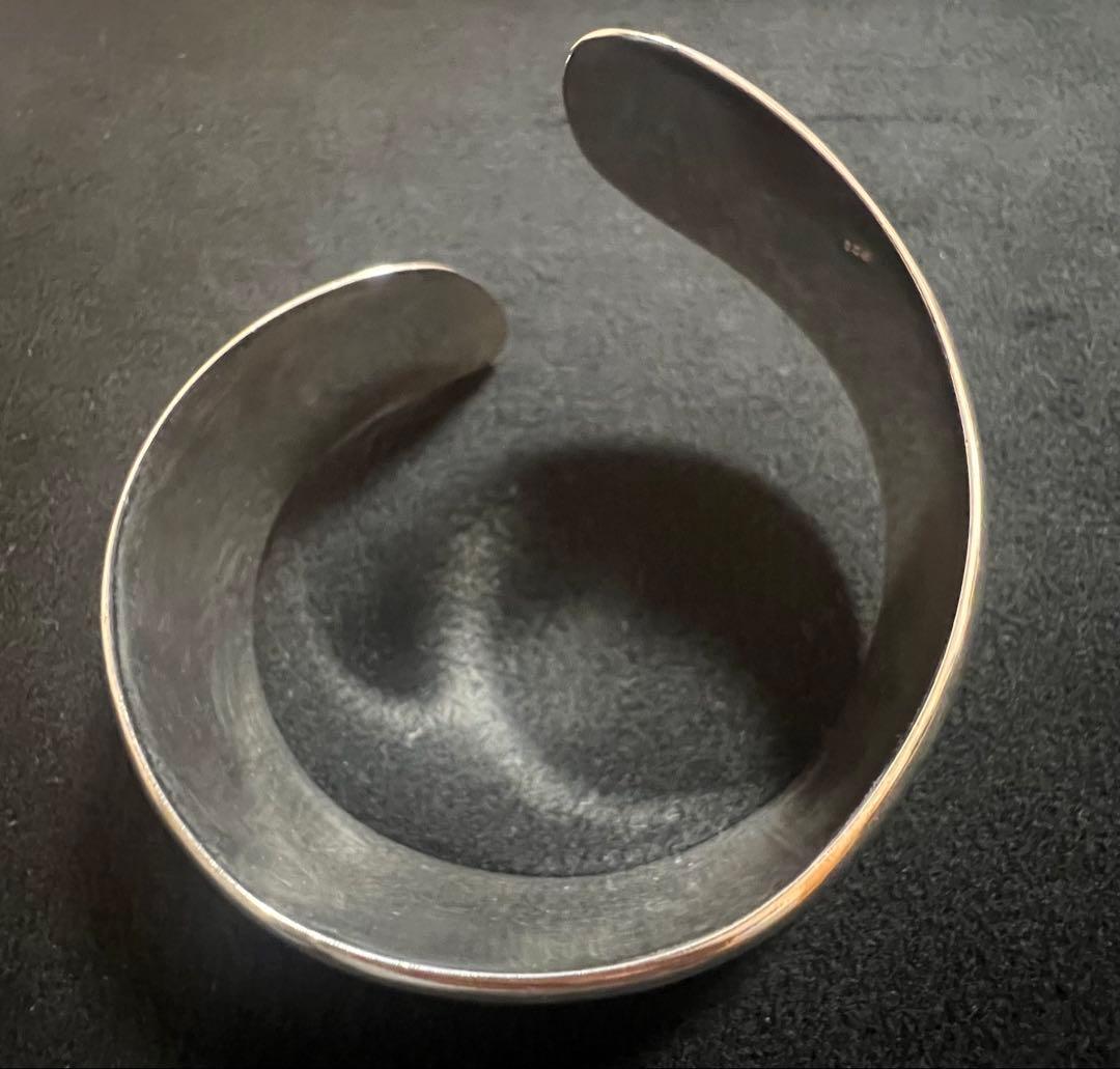 ビンテージ　シルバー925 カフバングル　アクセサリー バングル