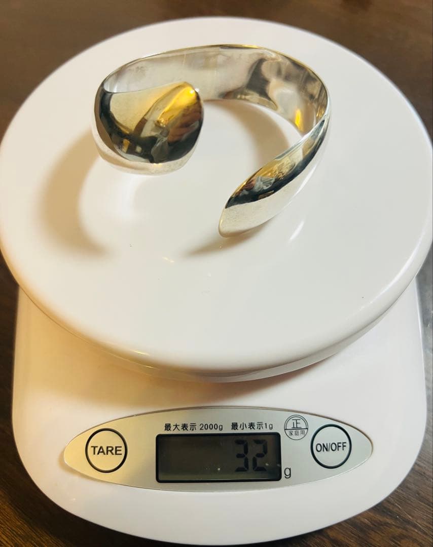 ビンテージ　シルバー925 カフバングル　アクセサリー バングル