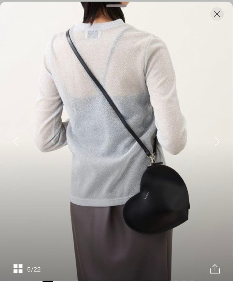 ODETTE E ODILE ＜YAHKI＞674 HEART SHOULDER