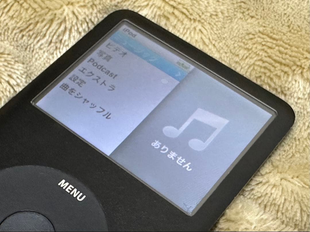 iPod classic 80GB 黒 中古 MB147J Black