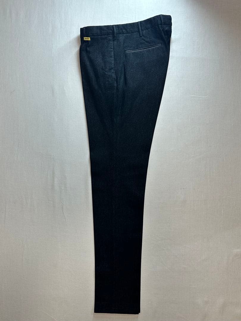 【美品クリーニング済】INCOTEX BLACK DENIMスラックス50