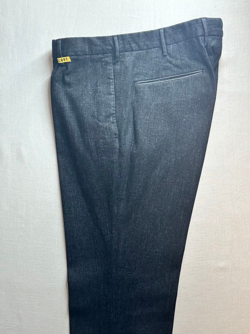 【美品クリーニング済】INCOTEX BLACK DENIMスラックス50